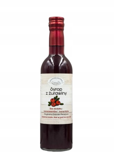Syrop z Żurawiny - smak pełen dzikości