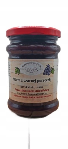 Dżem z CZARNEJ PORZECZKI Bez cukru